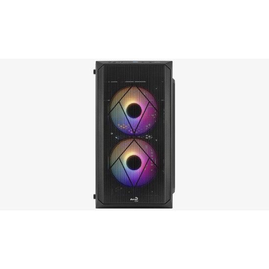 AeroCool кутия Case mATX - CS-107-A-BK-v2 - 3 fans included AeroCool кутия Case mATX - CS-107-A-BK-v2 - 3 fans included