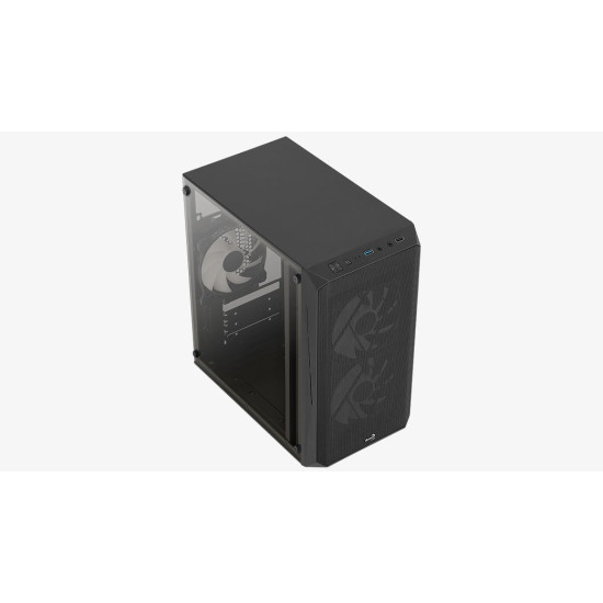 AeroCool кутия Case mATX - CS-107-A-BK-v2 - 3 fans included AeroCool кутия Case mATX - CS-107-A-BK-v2 - 3 fans included