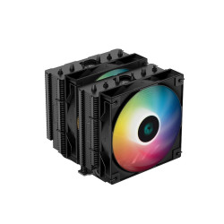DeepCool охладител CPU Cooler AG620 BK - Addressable RGB, Dual-Tower - LGA1700/AM5 DeepCool охладител CPU Cooler AG620 BK - Addressable RGB, Dual-Tower - LGA1700/AM5