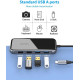 Vention докинг станция Type-C Docking Station Power Distribution 3.0 87W - HDMI, Type-C x 1, USB3.0 x 2, USB 2.0 x 2, LAN, SD/TF, VGA - TFGHB Vention докинг станция Type-C Docking Station Power Distribution 3.0 87W - HDMI, Type-C x 1, USB3.0 x 2, USB 2.0 x 2, LAN, SD/TF, VGA - TFGHB
