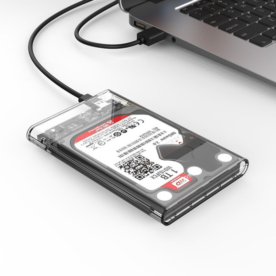 Orico външна кутия за диск Storage - Case - 2.5 inch 10Gbps Type-C Transparent - 2139C3-G2-CR-EP Orico външна кутия за диск Storage - Case - 2.5 inch 10Gbps Type-C Transparent - 2139C3-G2-CR-EP
