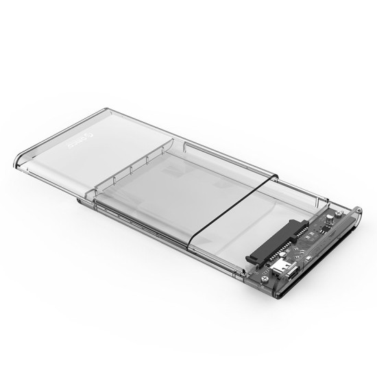 Orico външна кутия за диск Storage - Case - 2.5 inch 10Gbps Type-C Transparent - 2139C3-G2-CR-BP Orico външна кутия за диск Storage - Case - 2.5 inch 10Gbps Type-C Transparent - 2139C3-G2-CR-BP