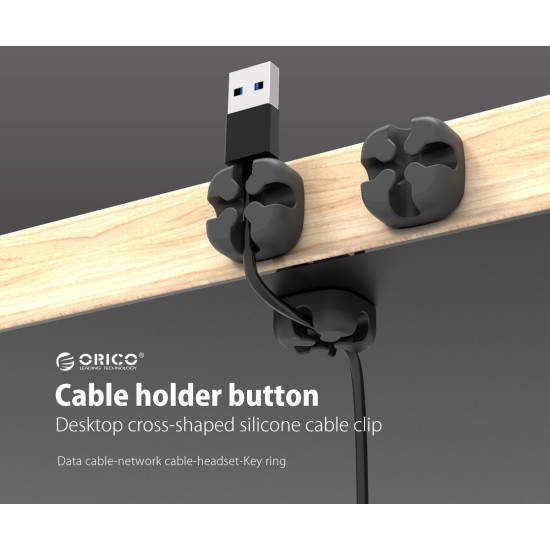 Orico организатор за кабели Cable Management - CBSX-BK Orico организатор за кабели Cable Management - CBSX-BK