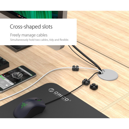Orico организатор за кабели Cable Management - CBSX-BK Orico организатор за кабели Cable Management - CBSX-BK