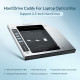 Orico тънко кади за лаптоп Laptop Caddy 9.0-9.5mm SATA3 with LED/switch - M95SS-SV Orico тънко кади за лаптоп Laptop Caddy 9.0-9.5mm SATA3 with LED/switch - M95SS-SV