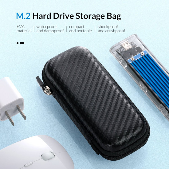 Orico калъф за външен диск Storage Bag - NVMe Black - M2PH01-BK Orico калъф за външен диск Storage Bag - NVMe Black - M2PH01-BK