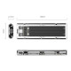 Orico външна кутия за диск Storage - Case - M.2 NVMe M key - USB3.1 Type-C - TCM2-C3-BK Orico външна кутия за диск Storage - Case - M.2 NVMe M key - USB3.1 Type-C - TCM2-C3-BK