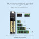 Orico външна кутия за диск Storage - Case - M.2 NVMe M key - USB3.1 Type-C - TCM2-C3-BK Orico външна кутия за диск Storage - Case - M.2 NVMe M key - USB3.1 Type-C - TCM2-C3-BK