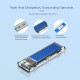 Orico външна кутия за диск Storage - Case - M.2 NVMe M key - USB3.1 Type-C - TCM2-C3-BK Orico външна кутия за диск Storage - Case - M.2 NVMe M key - USB3.1 Type-C - TCM2-C3-BK