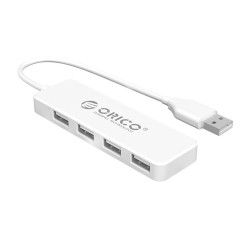 Orico хъб USB2.0 HUB 4 port White - FL01-WH Orico хъб USB2.0 HUB 4 port White - FL01-WH