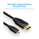Vention Кабел Micro HDMI2.0 Cable 1.5M Black - VAA-D03-B150 Vention Кабел Micro HDMI2.0 Cable 1.5M Black - VAA-D03-B150