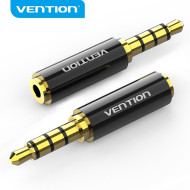 Vention адаптер Adapter Audio 3.5mm M / 2.5mm F  Black Metal - BFBB0 Vention адаптер Adapter Audio 3.5mm M / 2.5mm F  Black Metal - BFBB0