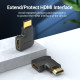 Vention Адаптер Adapter HDMI Vertical Flat 270 Degree M/F - AIQB0 Vention Адаптер Adapter HDMI Vertical Flat 270 Degree M/F - AIQB0
