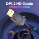 Vention Кабел Cable - Display Port v1.2 DP M / M Black 4K 2M - HACBH Vention Кабел Cable - Display Port v1.2 DP M / M Black 4K 2M - HACBH