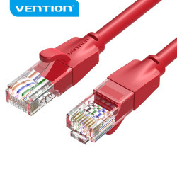 Vention Кабел LAN UTP Cat.6 Patch Cable - 1M Red - IBERF Vention Кабел LAN UTP Cat.6 Patch Cable - 1M Red - IBERF
