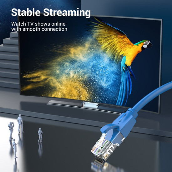 Vention Кабел LAN UTP Cat.6 Patch Cable - 5M Blue - IBELJ Vention Кабел LAN UTP Cat.6 Patch Cable - 5M Blue - IBELJ