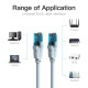 Vention Кабел LAN UTP Cat5e Patch Cable - 1M Blue - VAP-A10-S100 Vention Кабел LAN UTP Cat5e Patch Cable - 1M Blue - VAP-A10-S100