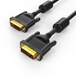 VCom кабел DVI 24+1 Dual Link M / M +2 Ferrites - CG442GD-5m VCom кабел DVI 24+1 Dual Link M / M +2 Ferrites - CG442GD-5m