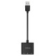 Orico външна звукова карта USB Sound card - Headphones, Mic, 4 PIN headset, Black - SKT3-BK Orico външна звукова карта USB Sound card - Headphones, Mic, 4 PIN headset, Black - SKT3-BK