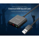 Orico външна звукова карта USB Sound card - Headphones, Mic, 4 PIN headset, Black - SKT3-BK Orico външна звукова карта USB Sound card - Headphones, Mic, 4 PIN headset, Black - SKT3-BK