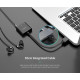 Orico външна звукова карта USB Sound card - Headphones, Mic, 4 PIN headset, Black - SKT3-BK Orico външна звукова карта USB Sound card - Headphones, Mic, 4 PIN headset, Black - SKT3-BK