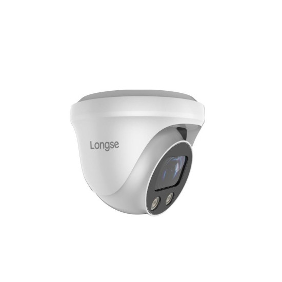 Longse IP Dome - 4k 8MP, Starlight, 5X Motor Zoom 2.7-13.5mm, POE, Mic, AI - CMLB5XRL800WH-POE-MIC