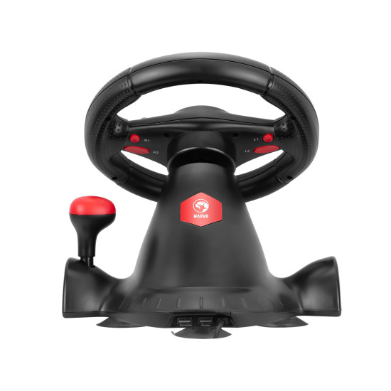 Marvo волан с педали Racing Wheel with 2 pedals - GT-903 - Vibration Marvo волан с педали Racing Wheel with 2 pedals - GT-903 - Vibration
