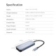 Orico докинг станция Docking Station Type-C Power Distribution 3.0 100W - LAN, HDMI, Type-C x 1, USB3.0 x 3 - MC-U602P Orico докинг станция Docking Station Type-C Power Distribution 3.0 100W - LAN, HDMI, Type-C x 1, USB3.0 x 3 - MC-U602P