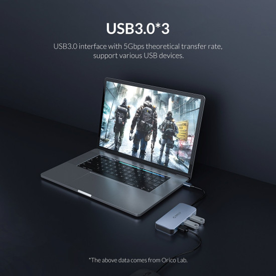 Orico докинг станция Docking Station Type-C Power Distribution 3.0 100W - LAN, HDMI, Type-C x 1, USB3.0 x 3 - MC-U602P Orico докинг станция Docking Station Type-C Power Distribution 3.0 100W - LAN, HDMI, Type-C x 1, USB3.0 x 3 - MC-U602P