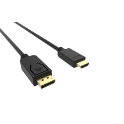 VCom Кабел Display Port M / HDMI M - 4K 60Hz - CG609-1.8m VCom Кабел Display Port M / HDMI M - 4K 60Hz - CG609-1.8m