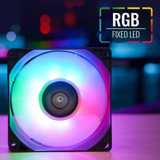 AeroCool вентилатор Fan 80 mm - Frost 8 - Fixed RGB - ACF1-FS10117.11 AeroCool вентилатор Fan 80 mm - Frost 8 - Fixed RGB - ACF1-FS10117.11