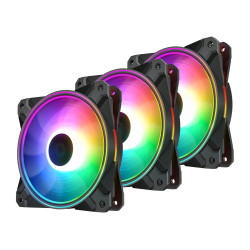 DeepCool комплект вентилатори Fan Pack 3-in-1 3x120mm CF120 PLUS aRGB with controller DeepCool комплект вентилатори Fan Pack 3-in-1 3x120mm CF120 PLUS aRGB with controller