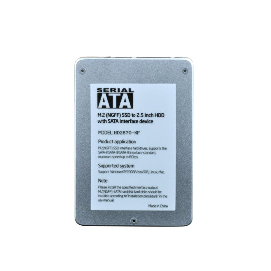Makki кутия за ссд Caddy Convertor M.2 NGFF SSD to 2.5 Makki кутия за ссд Caddy Convertor M.2 NGFF SSD to 2.5