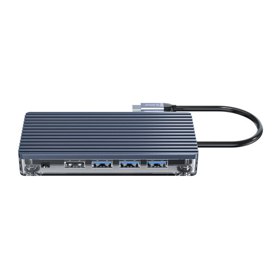 Orico докинг станция Type-C Docking Station Power Distribution 3.0 100W - HDMI, Type-C x 1, USB3.0 x 3, USB 2.0 x 1, LAN, SD, VGA, Audio - WB-11P-GY Orico докинг станция Type-C Docking Station Power Distribution 3.0 100W - HDMI, Type-C x 1, USB3.0 x 3, USB 2.0 x 1, LAN, SD, VGA, Audio - WB-11P-GY