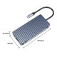 Orico докинг станция Type-C Docking Station Power Distribution 3.0 100W - HDMI, Type-C x 1, USB3.0 x 3, USB 2.0 x 1, LAN, SD, VGA, Audio - WB-11P-GY Orico докинг станция Type-C Docking Station Power Distribution 3.0 100W - HDMI, Type-C x 1, USB3.0 x 3, USB 2.0 x 1, LAN, SD, VGA, Audio - WB-11P-GY