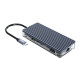 Orico докинг станция Type-C Docking Station Power Distribution 3.0 100W - HDMI, Type-C x 1, USB3.0 x 3, USB 2.0 x 1, LAN, SD, VGA, Audio - WB-11P-GY Orico докинг станция Type-C Docking Station Power Distribution 3.0 100W - HDMI, Type-C x 1, USB3.0 x 3, USB 2.0 x 1, LAN, SD, VGA, Audio - WB-11P-GY