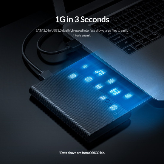Orico кутия за диск Storage - Case - 2.5 inch USB3.0 - 2521U3-BK-EP Orico кутия за диск Storage - Case - 2.5 inch USB3.0 - 2521U3-BK-EP