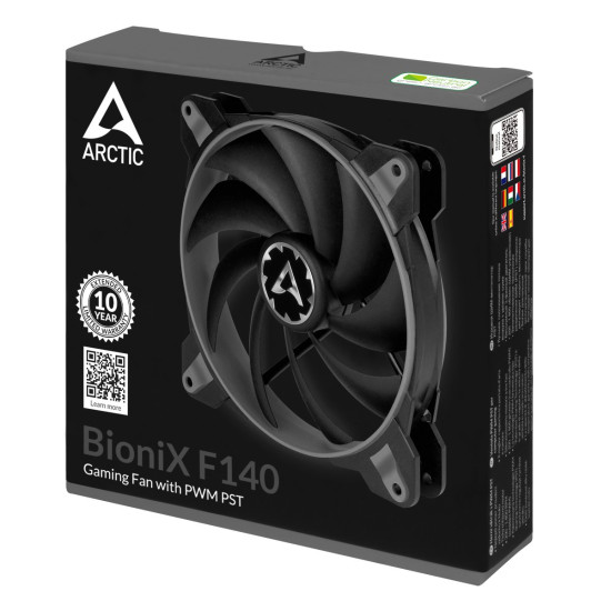 Arctic вентилатор Fan 140mm BioniX F140 Grey Arctic вентилатор Fan 140mm BioniX F140 Grey