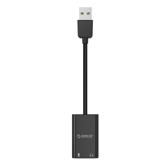 Orico външна звукова карта USB Sound card - Headphones, Mic, Black - SKT2-BK Orico външна звукова карта USB Sound card - Headphones, Mic, Black - SKT2-BK