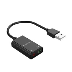 Orico външна звукова карта USB Sound card - Headphones, Mic, Black - SKT2-BK Orico външна звукова карта USB Sound card - Headphones, Mic, Black - SKT2-BK