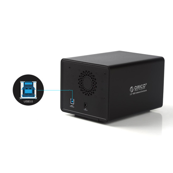 Orico външна кутия за два диска Storage - Case - Dual Bay 3.5