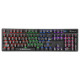 Xtrike ME механична клавиатура Gaming Keyboard Mechanical 104 keys GK-980 - Blue switches, Rainbow backlight