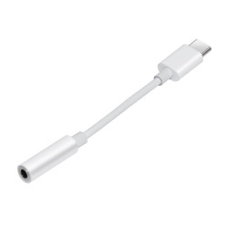 Makki преходник Adapter Type-C M to 3.5mm audio jack 4P F, White - MAKKI-CBL-C-AUDIO-WH Makki преходник Adapter Type-C M to 3.5mm audio jack 4P F, White - MAKKI-CBL-C-AUDIO-WH
