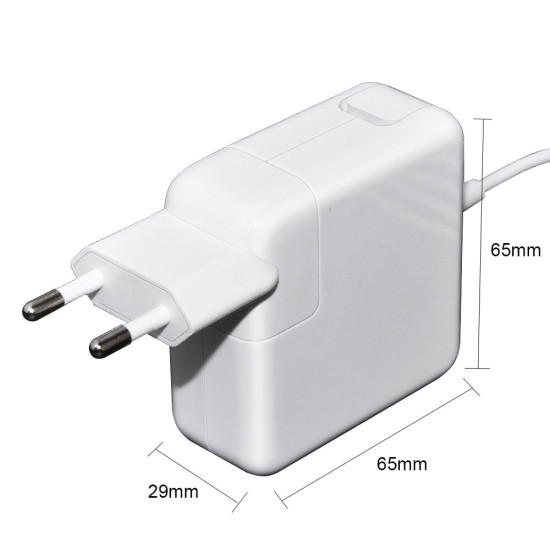 Makki зарядно за лаптоп заместител Laptop Adapter Apple - 14.85V 3.05A 45W T tip G2 MagSafe2 - MAKKI-NA-AP-33 Makki зарядно за лаптоп заместител Laptop Adapter Apple - 14.85V 3.05A 45W T tip G2 MagSafe2 - MAKKI-NA-AP-33