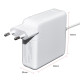 Makki зарядно за лаптоп заместител Laptop Adapter Apple - 18.5V 4.6A 85W L tip G1 MagSafe - MAKKI-NA-AP-32 Makki зарядно за лаптоп заместител Laptop Adapter Apple - 18.5V 4.6A 85W L tip G1 MagSafe - MAKKI-NA-AP-32