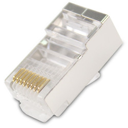 VCom конектори UTP connectors Cat6 STP/Shielded/RJ45 - 20pcs pack - NM026-20pcs VCom конектори UTP connectors Cat6 STP/Shielded/RJ45 - 20pcs pack - NM026-20pcs