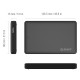 Orico външна кутия за диск Storage - Case - 2.5 inch USB3.0 black - 2577U3-BK Orico външна кутия за диск Storage - Case - 2.5 inch USB3.0 black - 2577U3-BK