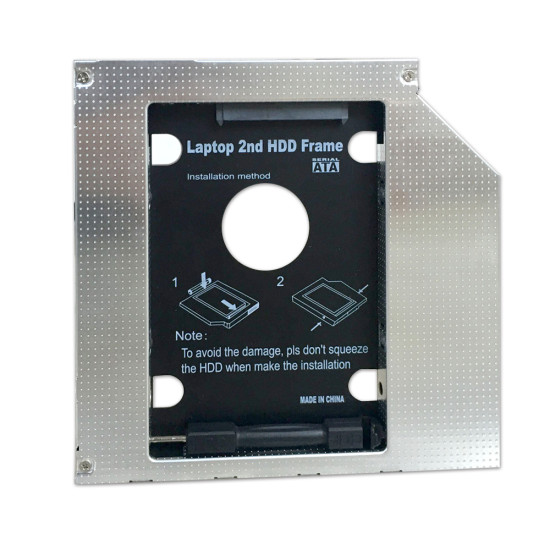Makki кади за лаптоп Laptop Caddy 12.7mm SATA3 with LED/switch MAKKI-CADDY-127-LS Makki кади за лаптоп Laptop Caddy 12.7mm SATA3 with LED/switch MAKKI-CADDY-127-LS