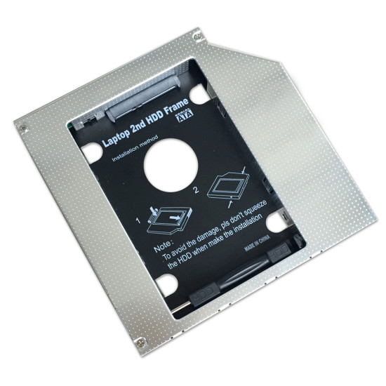 Makki кади за лаптоп Laptop Caddy 12.7mm SATA3 with LED/switch MAKKI-CADDY-127-LS Makki кади за лаптоп Laptop Caddy 12.7mm SATA3 with LED/switch MAKKI-CADDY-127-LS