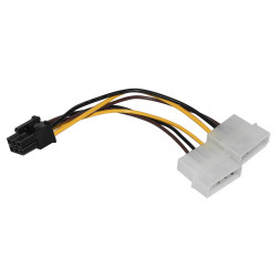 Makki Адаптер Adapter 2xMolex to 6pin PCI-E VGA - MAKKI-CE313-0.15m Makki Адаптер Adapter 2xMolex to 6pin PCI-E VGA - MAKKI-CE313-0.15m